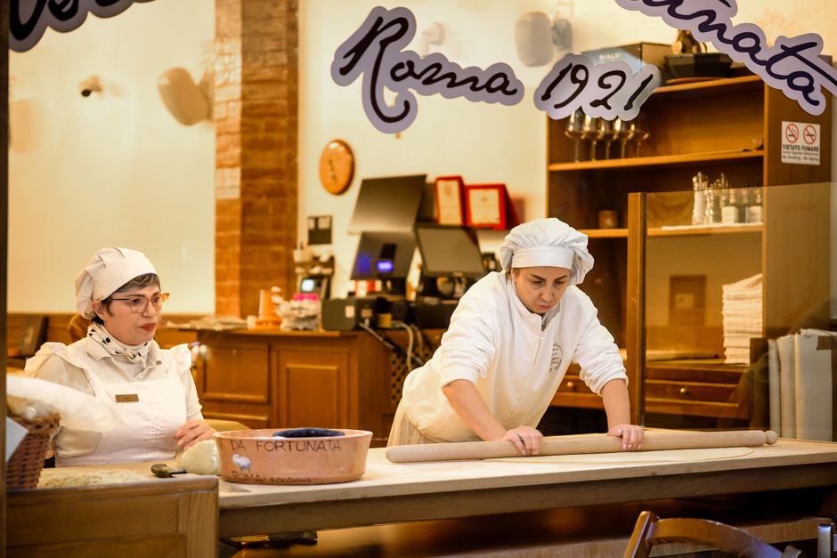 Traditional Italian restaurant interior with warm ambiance and classic décor